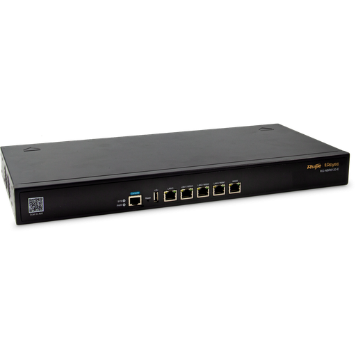 GATEWAY ROUTER RUIJIE 5 PUERTOS GIGABIT CLOUD MANAGED, SOPORTA HASTA 4 WAM, 200 USUARIOS , ANCHO DE BANDA 500Mbps FIREWALL TODO EN UNO+ AUDITORIA DE CONOCIMIENTO DE RED + IPS +AC