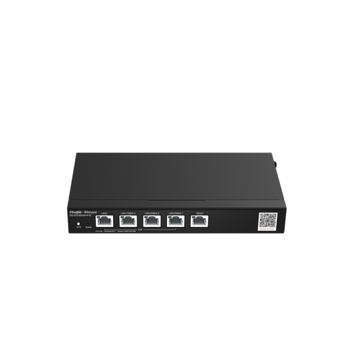 GATEWAY ROUTER RUIJIE 5 PUERTOS GIGABIT CLOUD MANAGED, 4 POE/POE+POTENCIA TOTAL 60W, SOPORTA HASTA 3 WAN 300 USUARIOS  ANCHO DE BANDA 1.5 Gbps