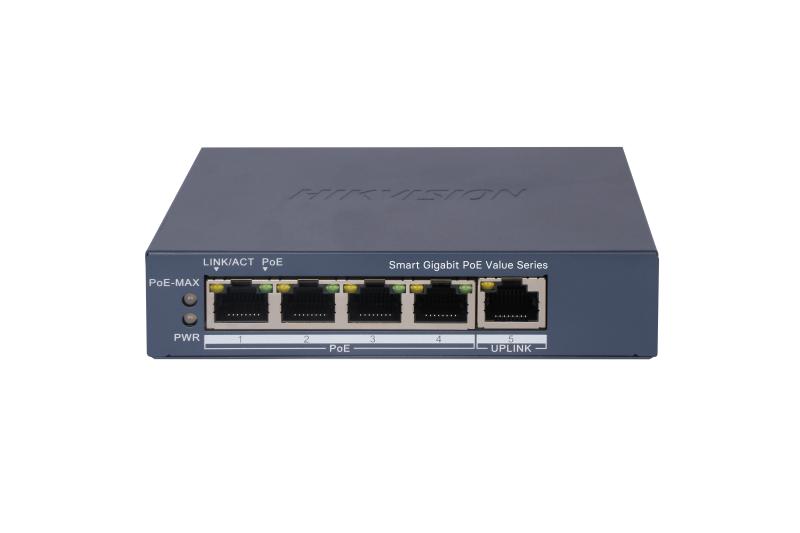SWITCH POE 4 PUERTOS GIGABIT INTELIGENTES