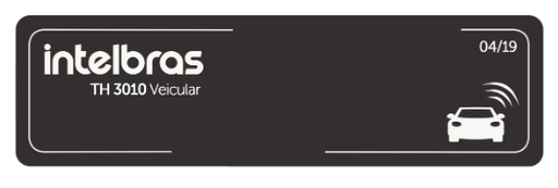 4684016 | STICKER VEHICULAR RFID 840-960 MHz | CON ALCANCE DE 6M DE DISTANCIA | INTELBRAS