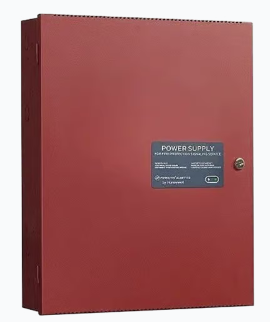 FUENTE DE ALIMENTACIÓN REMOTA DE 10 AMP. | 3 ENTRADAS | 7 SALIDAS NAC O AUXILIAR DE 24 VCC. | GABINETE ROJO | COMPATIBLE CON PANELES NOTIFIER, FARENHYT, SILENT KNIGHT Y FIRE-LITE