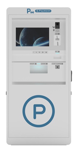 TERMINAL DE PAGO AUTOMÁTICO PARA ESTACIONAMIENTO CON PANTALLA 18.5