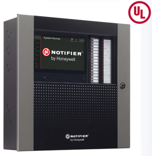 PANEL DE CONTROL DE ALARMA DE INCENDIO DIRECCIONABLE CON PANTALLA TÁCTIL DE 10 PULGADAS, 1 LAZO SLC AMPLIABLE A 3 (HASTA 954 DISPOSITIVOS), SERIE NOTIFIER INSPIRE